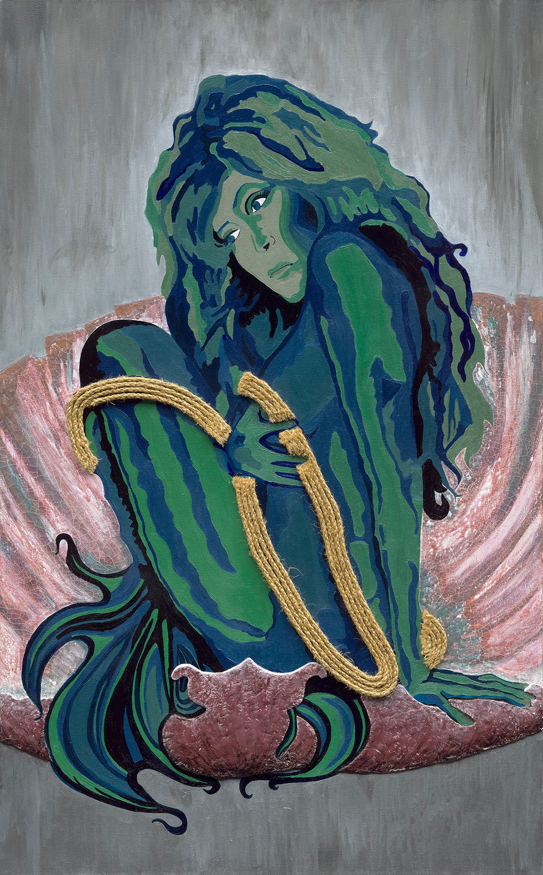 Serena pop art portrait wall art print by Sydney artist Brigitte Gerges