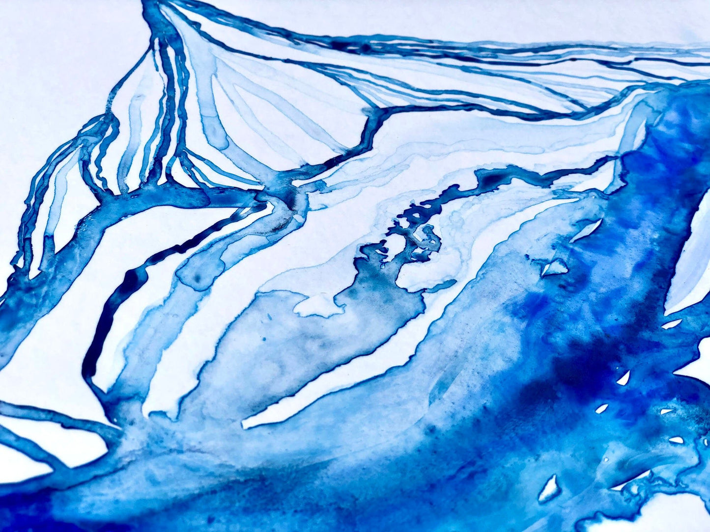 Liquid Hue Blue - Brigitte Gerges