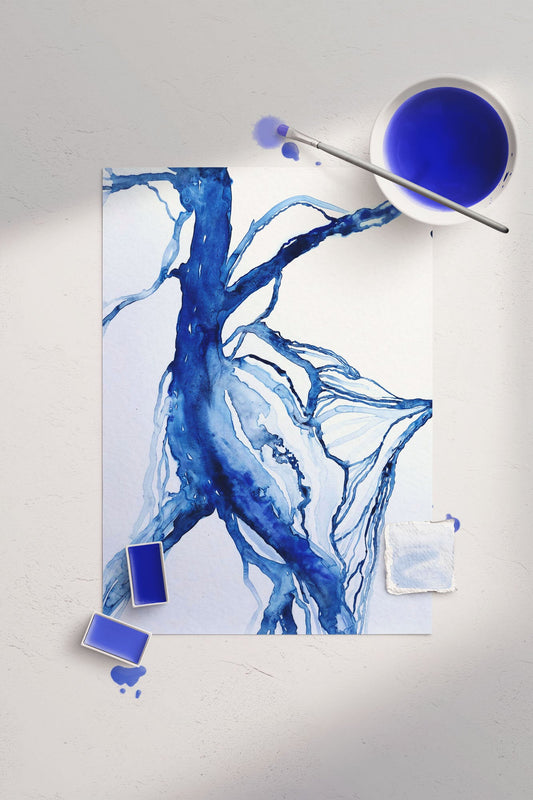 Liquid Hue Blue - Brigitte Gerges