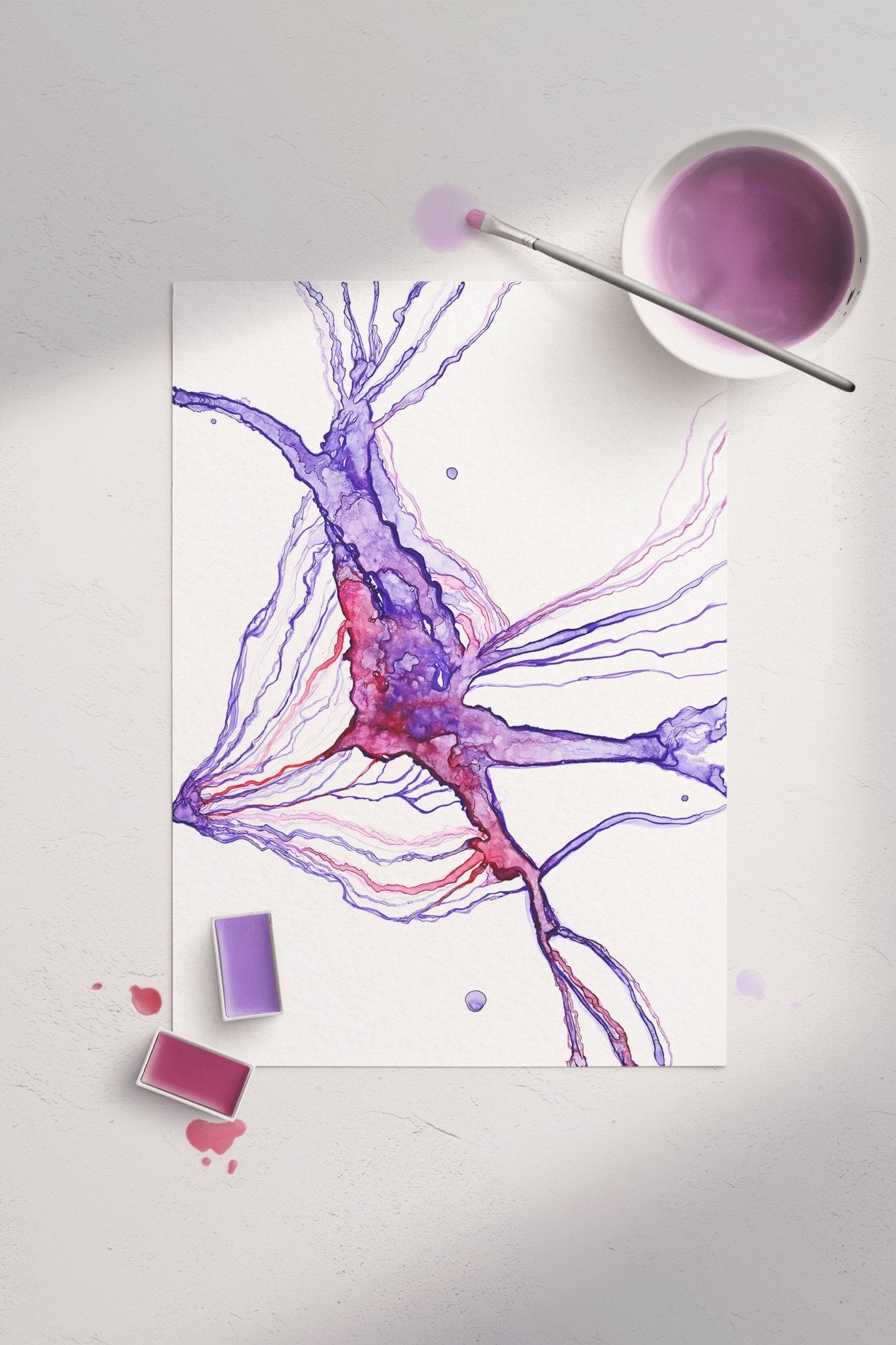 Liquid Hue Purple - Brigitte Gerges