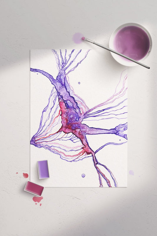 Liquid Hue Purple - Brigitte Gerges